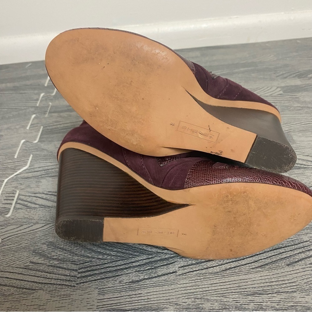 STEVEN Mitch Wedge Leather Bootie by Steve Madden - Picture 6 of 11